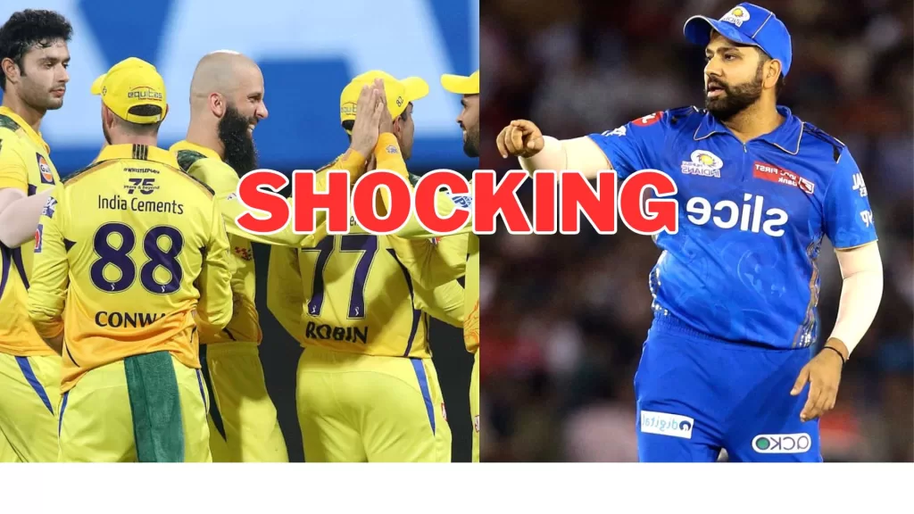 CSK and Mumbai Indians in IPL 2024