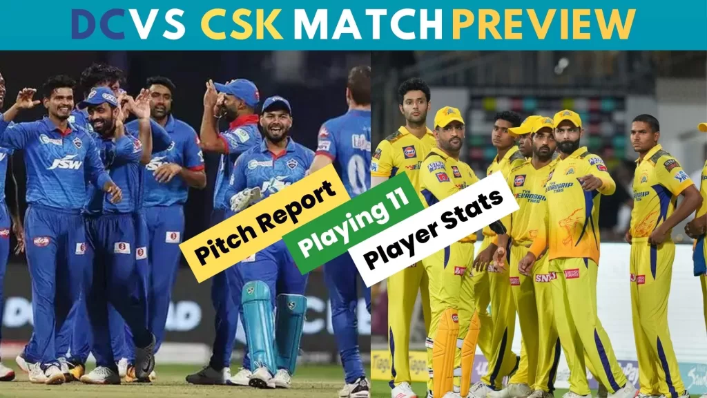 DC vs CSK 2024 Match Preview in Hindi