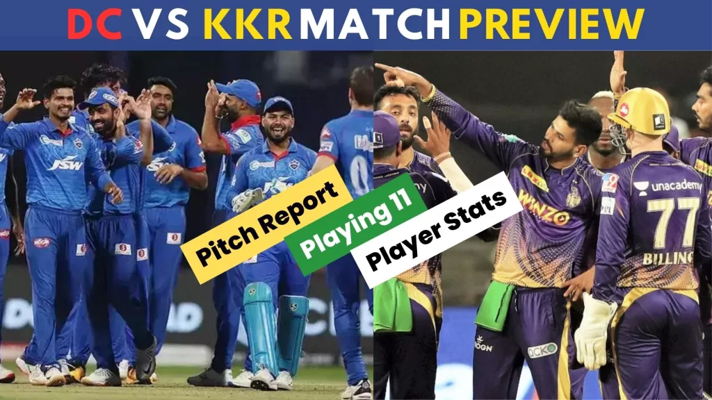 DC vs KKR Match Preview in Hindi